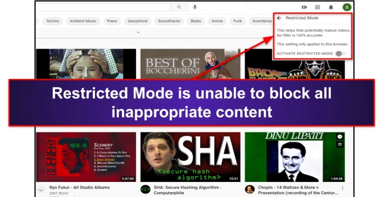 youtube restricted mode, youtube for kids,