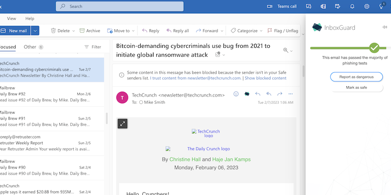 inboxguard says its safe to open email inboxguard says its safe to open email